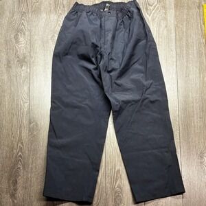 Vintage Gore Tex Ski Track Pants M 30 x 30 Navy Blue Pockets Hiking Outdoors